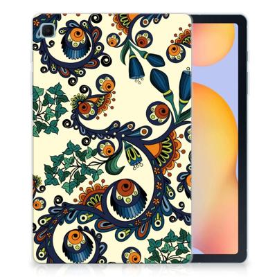 TPU Case Samsung Galaxy Tab S6 Lite | S6 Lite (2022) Barok Flower TPU Case Samsung Galaxy Tab S6 Lite | S6 Lite (2022) Barok Flower