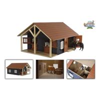 Kids Globe globe paardenstal met 2 boxen en berging, 1:24 - thumbnail