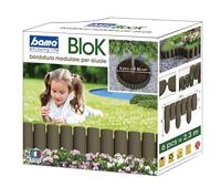 Bama Tuin Modulaire Rand Imitatiehout 38.5x15 cm 6 Stuks Groen - thumbnail