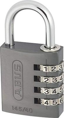 ABUS ABVS48806 Hangslot 41.5 mm Titanium Cijferslot