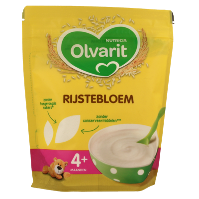 Olvarit Rijstebloem 4+ maanden 200 Gram Olvarit Rijstebloem 4+ maanden 200 Gram
