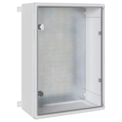 VidaXL Bedieningskast grijs 50 x 24,5 x 70 cm abs kunststof