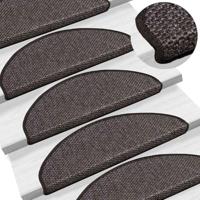 Trapmatten zelfklevend Sisal-Look 30 st 65x21x4 cm antraciet - thumbnail