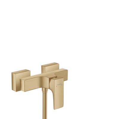 Hansgrohe Metropol ééngreeps douchemengkraan opbouw met rechte greep, Brushed Bronze