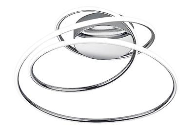 Trio Led plafondlampBologna chroom - R67051106