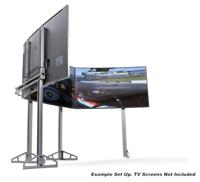 Playseat TV Stand Pro Triple Package 165,1 cm (65 ) Grijs - thumbnail