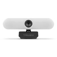 Aluratek 4K HD-ringlichtwebcam met dubbele stereo-ruisonderdrukkende microfoons, instelbaar licht, autofocus, ingebouwde statiefbevestiging, universeel compatibel - thumbnail