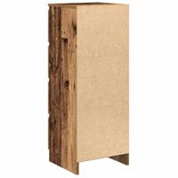 Dressoir 37,5x35x99 cm spaanplaat oud hout - thumbnail
