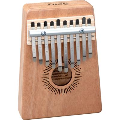 Sela SE 240 Kalimba Mahogany 10 Natural met beschermhoes