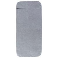 Strandhanddoeken 2 st 400 g/m 60x135 cm stof grijs - thumbnail