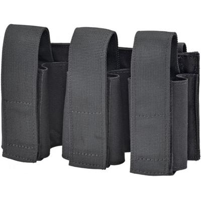 Defcon 5 granaathouder driedubbel 21 x 14 cm polyester zwart