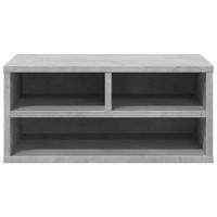 VidaXL Printerkastje 49x40x22,5 cm bewerkt hout betongrijs - thumbnail