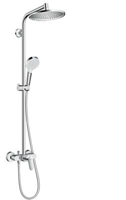 Hansgrohe Crometta S 240 1 straal showerpipe met douchekraan chroom