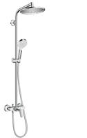 Hansgrohe Crometta S 240 1 straal showerpipe met douchekraan chroom - thumbnail