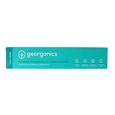 Georganics Fluor toothpaste fresh mint tube 75 Milliliter Georganics Fluor toothpaste fresh mint tube 75 Milliliter