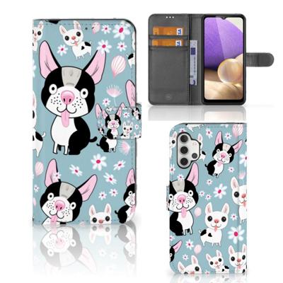 Samsung Galaxy A32 4G | Telefoonhoesje | Met pasjeshouder | Hondjes