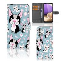 Samsung Galaxy A32 4G | Telefoonhoesje | Met pasjeshouder | Hondjes - thumbnail