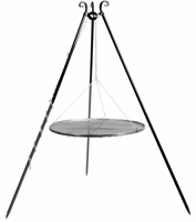 CookKing: Driepoot 180 cm met stalen grillrooster 60 cm - thumbnail