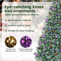 VidaXL Kunstkerstboom met 300 led groen 210 cm pvc en staal - thumbnail