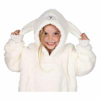 Noxxiez knuffel hoodie medium schaap - thumbnail