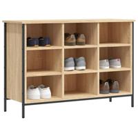 VidaXL Schoenenkast 100x35x70 cm bewerkt hout sonoma eikenkleurig - thumbnail