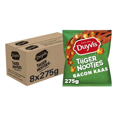 Duyvis tijgernootjes bacon cheese (8x 275gr)