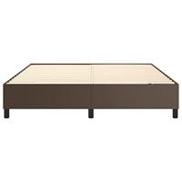 Bedframe kunstleer bruin 180x200 cm - thumbnail