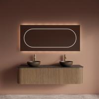 Badkamermeubelset Gliss Design Alluro 160 cm Mist - thumbnail