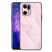 OPPO Find X5 Pro Marmeren Print Telefoonhoesje Marble Pink - Origineel Cadeau Vriendin - thumbnail