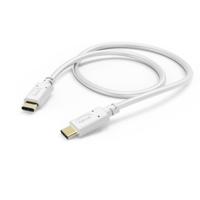 Hama 00201592 USB-laadkabel USB 2.0 USB-C stekker, USB-C stekker 1.50 m Wit Vergulde steekcontacten - thumbnail