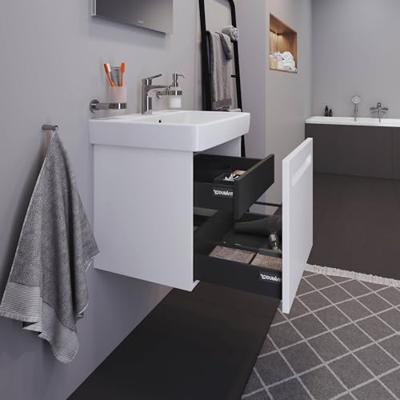 Wastafelkast Duravit No.1 Met 1 lade 54x42.6x47.8 cm Met Geïntegreerde Greep Mat Wit Duravit Wastafelkast Duravit No.1 Met 1 lade 54x42.6x47.8 cm Met Geïntegreerde Greep Mat Wit Duravit