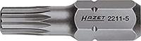 HAZET Bit 2211-4 · 1/4 inch (6,3 mm) zeskant massief · Binnenveeltandprofiel XZN · SW M4 - thumbnail