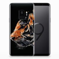 Smartphone hoesje Samsung Galaxy S9 Watercolor Tiger - thumbnail