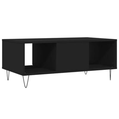 Salontafel 90x50x36,5 cm bewerkt hout zwart