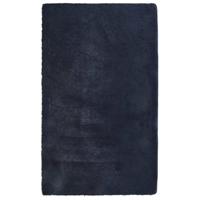 VidaXL Hoogpolig vloerkleed navarra 60x100 cm polyester marineblauw - thumbnail