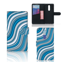 OnePlus 7 Pro Telefoon Hoesje Waves Blue - thumbnail