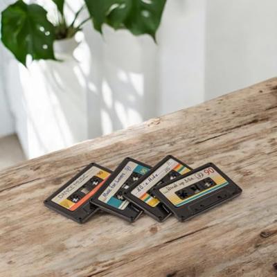 Cassettebandje magneten (set van 4) - thumbnail