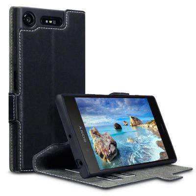 Qubits slim wallet zwart hoes Sony Xperia XZ1 Qubits slim wallet zwart hoes Sony Xperia XZ1