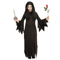 Zwarte Heksenjurk Mortisia kind - thumbnail