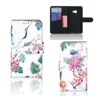 Samsung Galaxy Xcover 4 | Xcover 4s | Telefoonhoesje | Met pasjeshouder | Bird Flowers Samsung Galaxy Xcover 4 | Xcover 4s | Telefoonhoesje | Met pasjeshouder | Bird Flowers