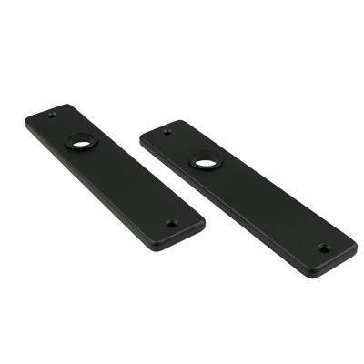 AMI Kortschild 180/41 RH Blind Zwart 9005 Str - 739100