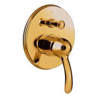 Douchekraan Tres Clasic Inbouw 1 Hendel 2-Wegs Goud - thumbnail