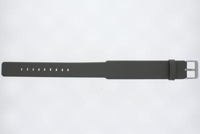 Horlogeband Jacob Jensen JJ252 Onderliggend Leder Grijs 22mm