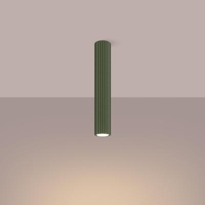 Plafondlamp KARBON 40 olijfgroen