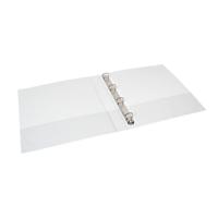 Presentatieringband Quantore A4 Maxi 4-rings D-mech 25mm wit | 10 stuks - thumbnail