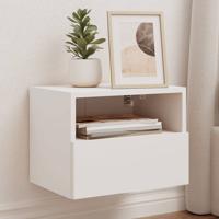 Tv-wandmeubels 2 st 60x30x30 cm bewerkt hout wit - thumbnail