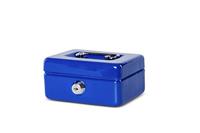 Geldkist maul muntgleuf slot 125x95x60mm blauw - thumbnail