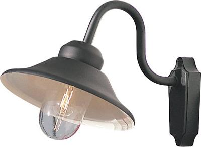 Konstsmide Vega 556-750 Buitenlamp (wand) Spaarlamp, LED E27 60 W Zwart