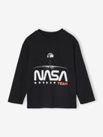 T-shirt met lange mouwen NASA® jongen zwart - thumbnail