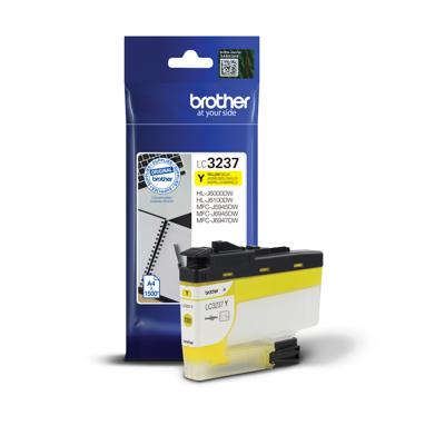 Inktcartridge Brother LC-3237Y geel Inktcartridge Brother LC-3237Y geel